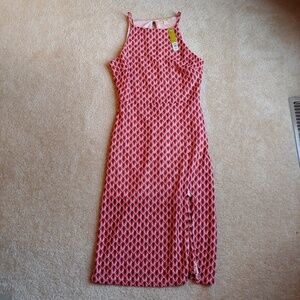 NWT Gianni Bini coral & brown lace dress‎